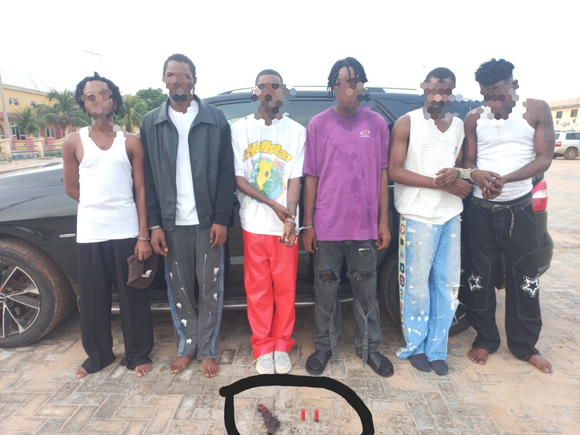 Police In Delta State Arrests 6 Suspected Black Axe Cult Members ...